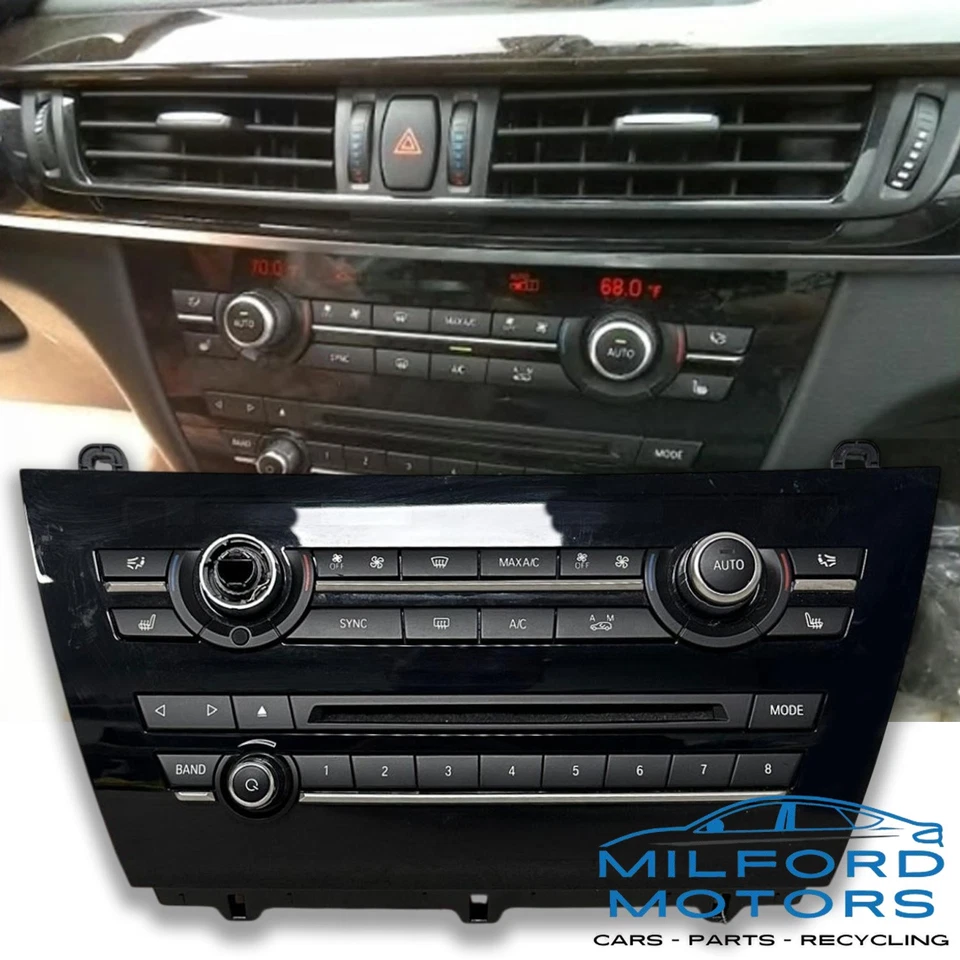 Black Automatic Temperature Control – Fits 2014-2019 BMW X5 X6 3.0L - Image 4 of 4