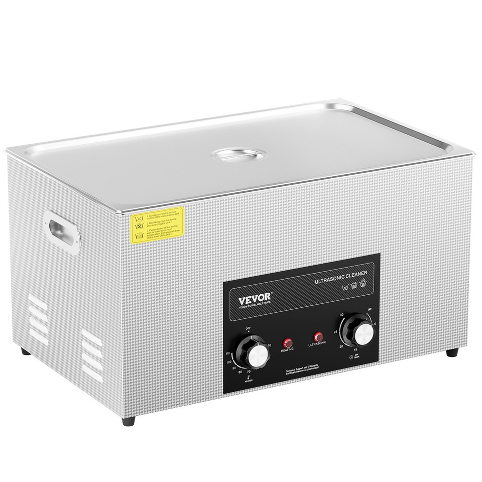 VEVOR 22L Ultrasonic Cleaner with Heater Timer & Basket Digital Sonic ...