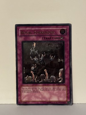 Royal Surrender (UTR) Ultimate Rare TLM-EN059 NM Yugioh Fast Ship
