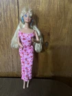 Vintage Mattel 1989 Dance Club Barbie Doll #3509 Redressed Very Valentine Dress