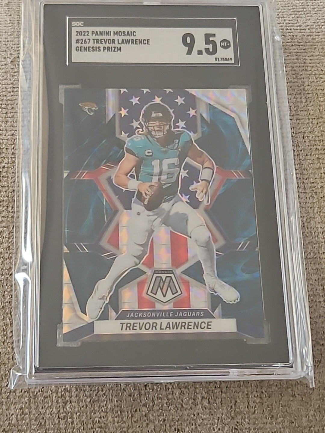 2022 Mosaic Trevor Lawrence National Pride Genesis Prizm