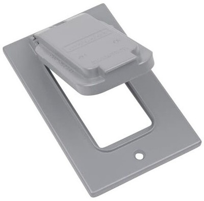 Red Dot GFCI Cover Vertical Device CCGV WGF100-CV Wet Location Weatherproof