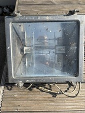 Retro 1000W Strahler Halogen Russisch 230V Vintage Werkstattlampe