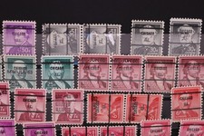 Chicago IL Bureau Precancel Stamps Lot 22 Used 1960-1969