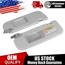 For 2011 2012-2016 Hyundai Elantra Gray Car Sun Visor Right Left Side Pair Gray For 2011 2012-2016 Hyundai Elantra Gray Car Sun Visor Right Left Side Pair Gray