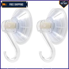 Clear Suction Cup Hooks - 6 Pack Ultra Heavy Duty Wall Holders for Every Room
