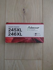 Adoccur 245XL 246XL Ink Cartridges Black and Color Combo Pack