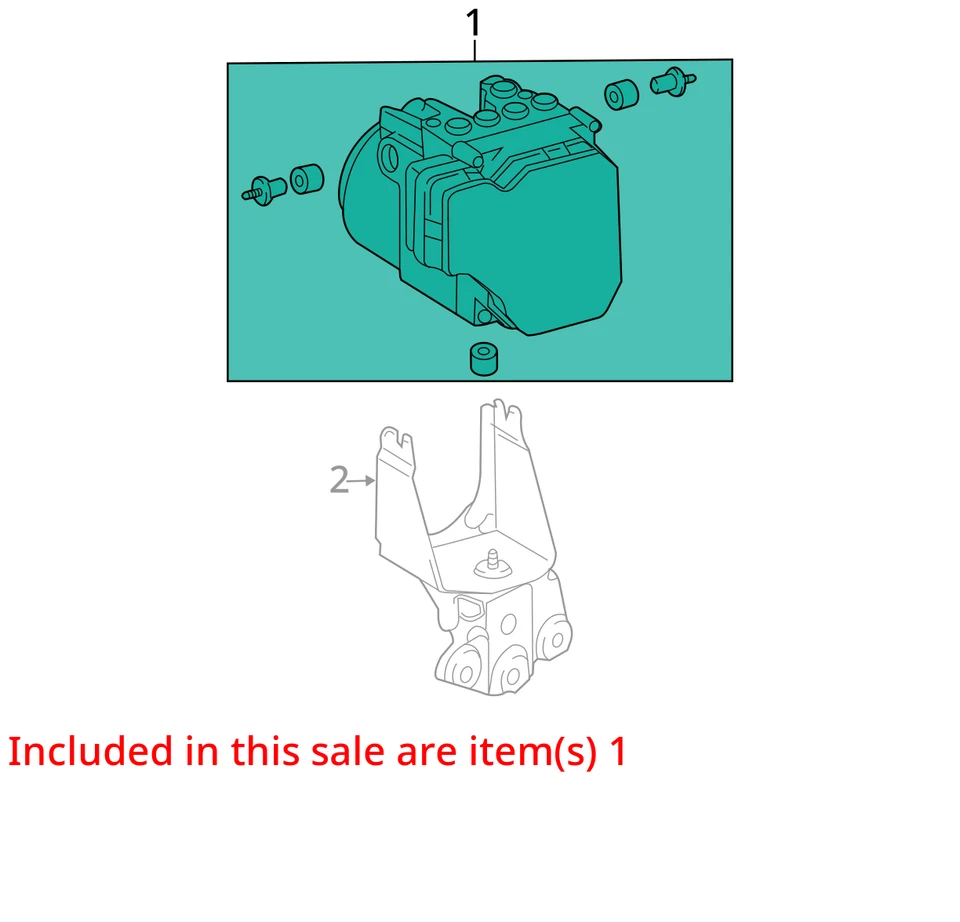 ABS Pump Anti-Lock Brake Part Actuator And Pump Assembly Fits 06-08 RAV4 2689570 Foto 3 de 4