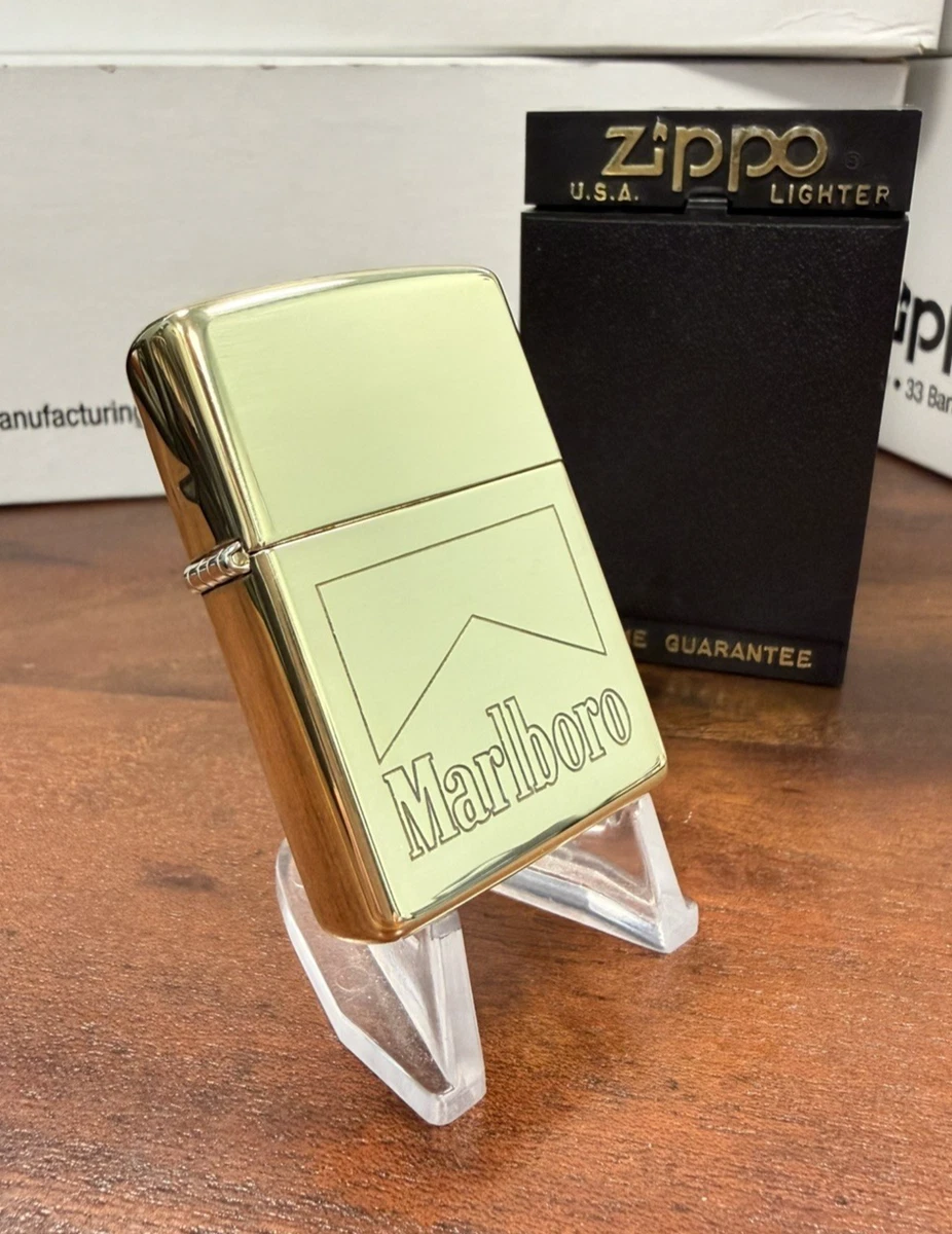 Portasigarette In Metallo Zippo Accendino, Ottone, Taglia Unica