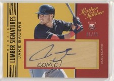 2019 Panini Leather & Lumber Rookie Signatures Black 1/10 Jake Bauers Auto 0a6