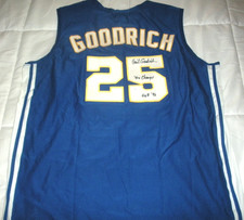 GAIL GOODRICH UCLA BRUINS 72 CHP JSA/COA SIGNED OFFICIAL LICENSED RUSSELL JERSEY