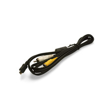 4ft Micro B to Dual RCA Cable Audio Video - Black