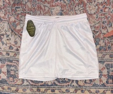 Cadets Check Out Mesh Shorts In White SZ 12/14 (31-34” Waist) NWT
