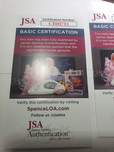 don mattingly signed baseball+Card 2 coa / jsa stand - Picture 4 of 7