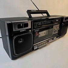 Vintage 1980s Sony Boombox Cfs-1000 Cassette-corder Am/fm Stereo
