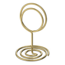 10 Pack Table Number Holders for Wedding  Gold Place Card Holder  Table Sign