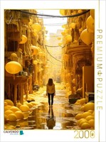 Calvendo Puzzle Yellow - The Color Of Curiosity | 2000 Pieces, Finished Size 35.