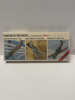 #ad Revell Fighters of the Pacific Airplane Model in Open Box 1 72 #1H686 130 $31.99
