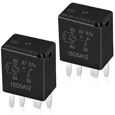 Power Relay Multi Purpose Fuel Pump Relay Black Automotive Replacement Electr 2