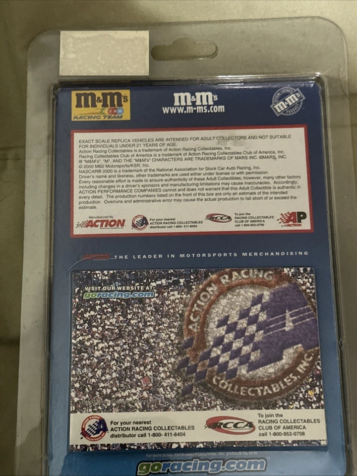 NASCAR DIECAST 1:64 Action 2000 #36 Ken Schrader M&M’s Keep Back New Driver - Image 3 of 4