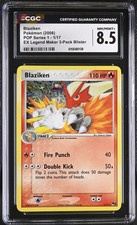 CGC 8.5 Blaziken 1/17 Pop Series 1 Holo Pokemon Card