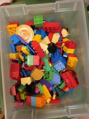 LEGO DUPLO 8 POUNDS RANDOM COLORS AND PARTS AWESOME