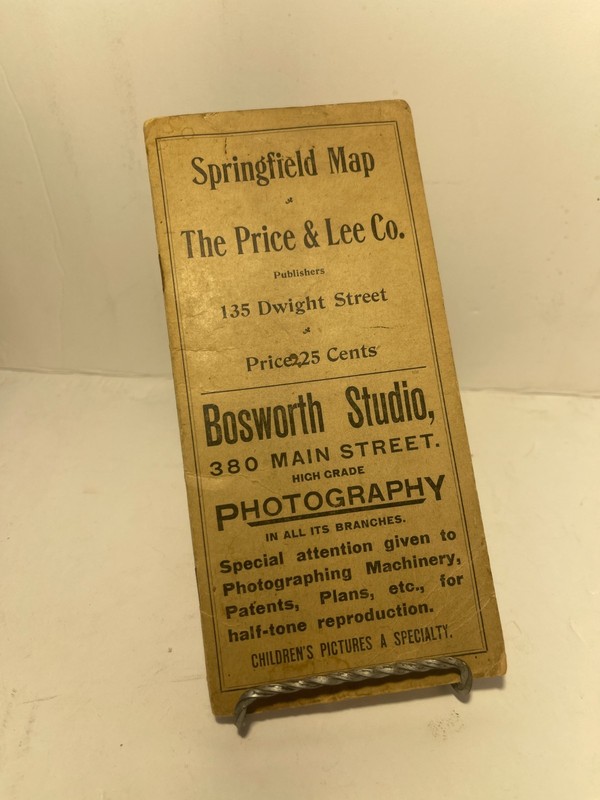 Authentic Vintage Street Map Booklet by the Price And Lee Company Mass