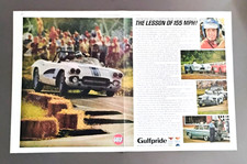 1962 Chevy Corvette Road Race Car 2pg Life Post Original Magazine Ad Print 1962 Chevy Corvette Road Race Car 2pg Life Post Original Magazine Ad Print