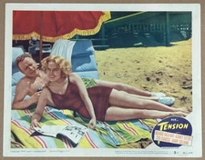 TENSION ‘49 BAD GIRL AUDREY TOTTER IN A BATHING SUIT FILM NOIR LC