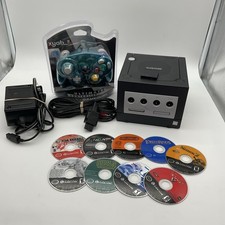 Nintendo GameCube DOL-001 Bundle Tested New Controller 9 Games Memory Card VGC