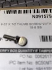  500 Thumb Screws 8-32 x 1/2 WITH SHOULDER 18-8 SS