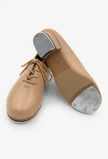 Capezio Cadence Tap Shoes Tan Leather Womens Size 9 Mens 7 1/2 MSRP 88