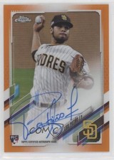 2021 Topps Chrome Rookie Orange Refractor 17/25 Luis Patino #RA-LP Auto 14rq