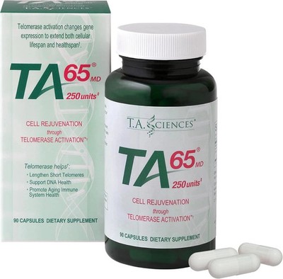 TA-65 Telomere Activation Rejuvenation Supplement, DNA Repair, Stem Cell 90 Cap
