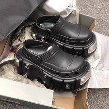 EVA Material Thick Bottom Sandals Unisex Beach Shoes Increased Height Slippers