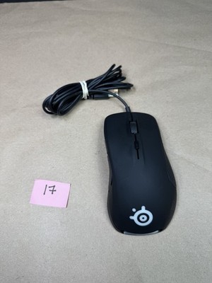 SteelSeries Rival 300 Black 6500 DPI Wired Gaming Mouse M-00004 TESTED WORKS!