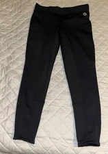 Horze Z Black Equestrian Breeches/Riding Pants Women’s sz 32 Pull On EXCELLENT