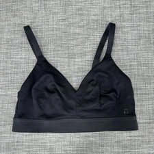 Tommy John Second Skin Triangle Bralette Womens Medium A-C Lace Black