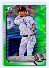 2022 Bowman Chrome Jose Rodriguez #BCP-185 Green  /99