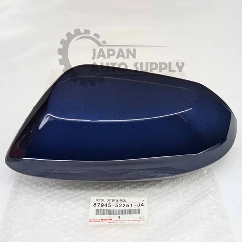 OEM GENUINE TOYOTA 20-24 COROLLA DK BLUE 8X8 LEFT MIRROR COVER 87945-52251-J4