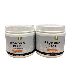 Redmond Life Natural Bentonite Clay  10 oz Jar Pack Of 2