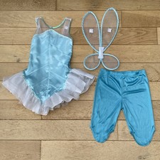 Periwinkle Tinkerbell Kinderkostüm Kleid Mädchen mit Flügeln 5-6 Jahre