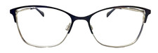 ISAAC MIZRAHI IM30071 BL BLUE SILVER AUTHENTIC EYELASSES FRAMES 53-15-140