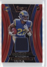 2024 Panini Select Draft Selection Memorabilia Red Prizm Blake Corum 0jd0