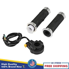 For 49cc 66cc 80cc Motorized Bicycle Handlebar Throttle Grips w/ Kill Switch