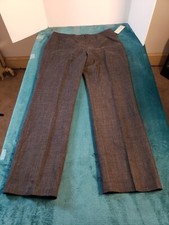 Evan Picone Pants Womens Gray Sz 12 Dress Career Mid Rise Ladies Work NWT