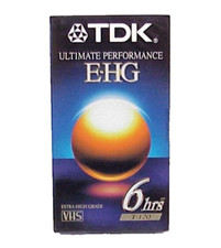 NEW TDK E-HG ULTIMATE PERFORMANCE T-120 EXTRA HIGH GRADE VHS VIDEO TAPE 6 HRS.