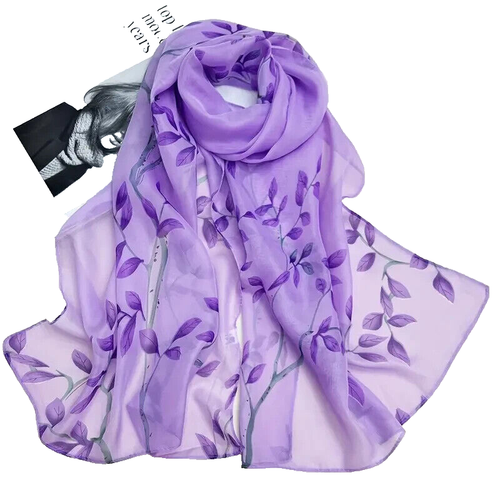 Lightweight Sheer Scarf 59x19" Chiffon Neck Hair Shawl New Free Ship 5560