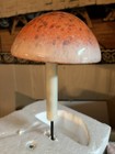 Vintage Set Barbara King Ceramic Orange Retro Mushrooms For Garden Home W/Timer