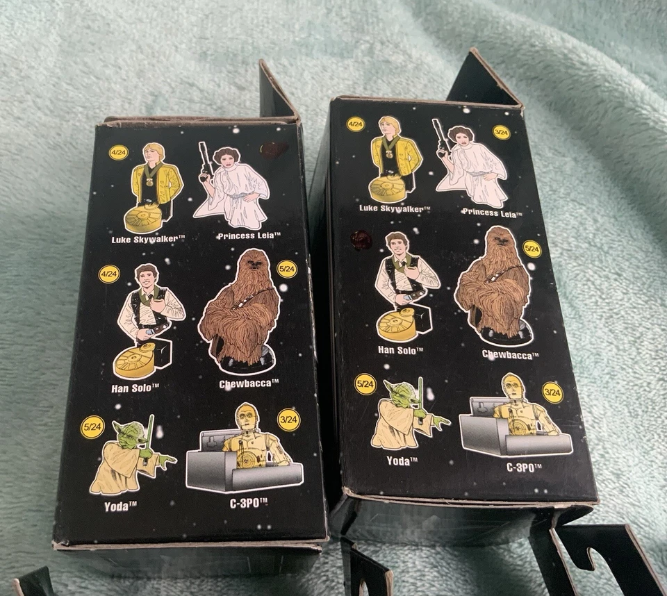 Star Wars Bust Ups Gentle Giant Ltd Series 1 Full Set Sealed 2004 - Image 2 of 4